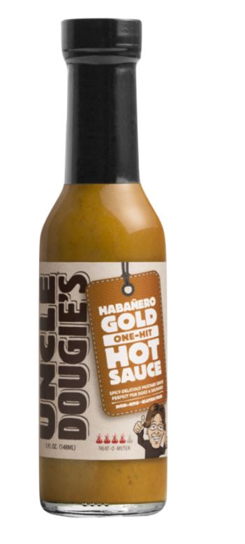 Uncle Dougie's Habanero Gold One-Hit Hot Sauce