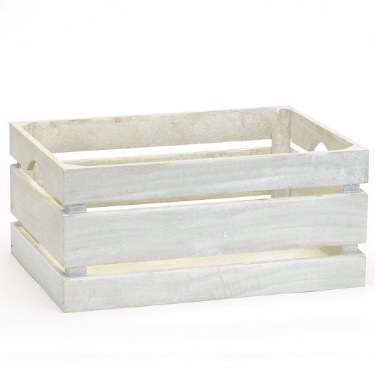Wooden Crate White