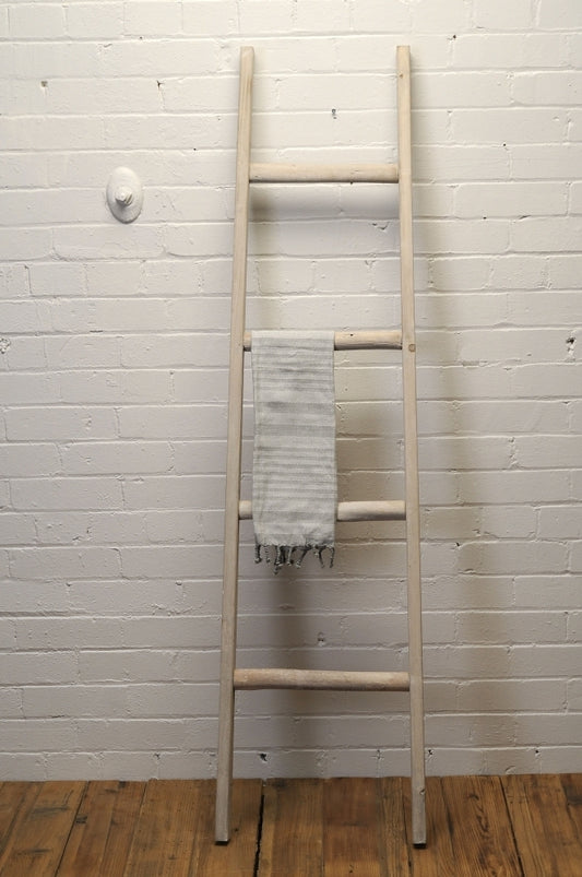Wooden Whitewash Ladder