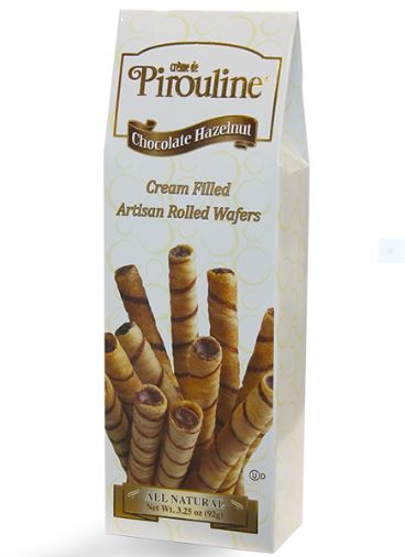 Pirouline Chocolate Hazelnut Wafers