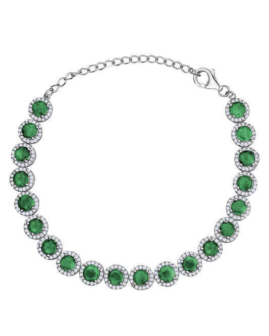 Emerald Tennis Bracelet