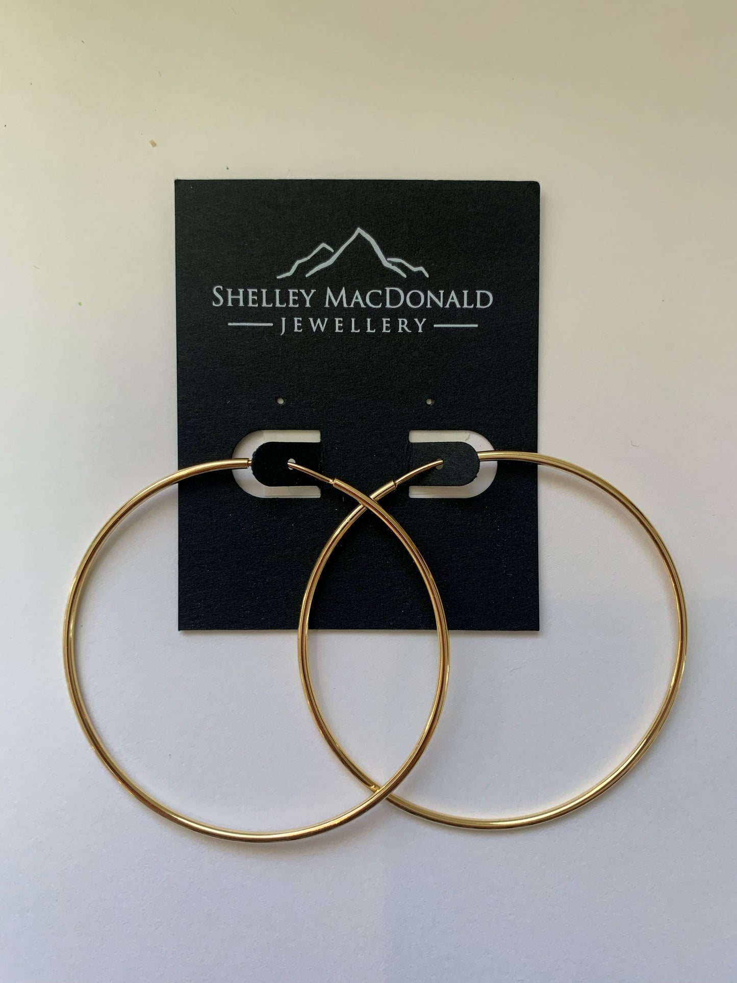 Extra Large Hoops Gold Filled Earrings