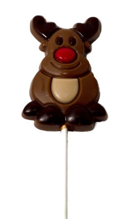 Belgian Chocolate Christmas Lollipop