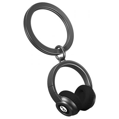 Black Headphone Keychain